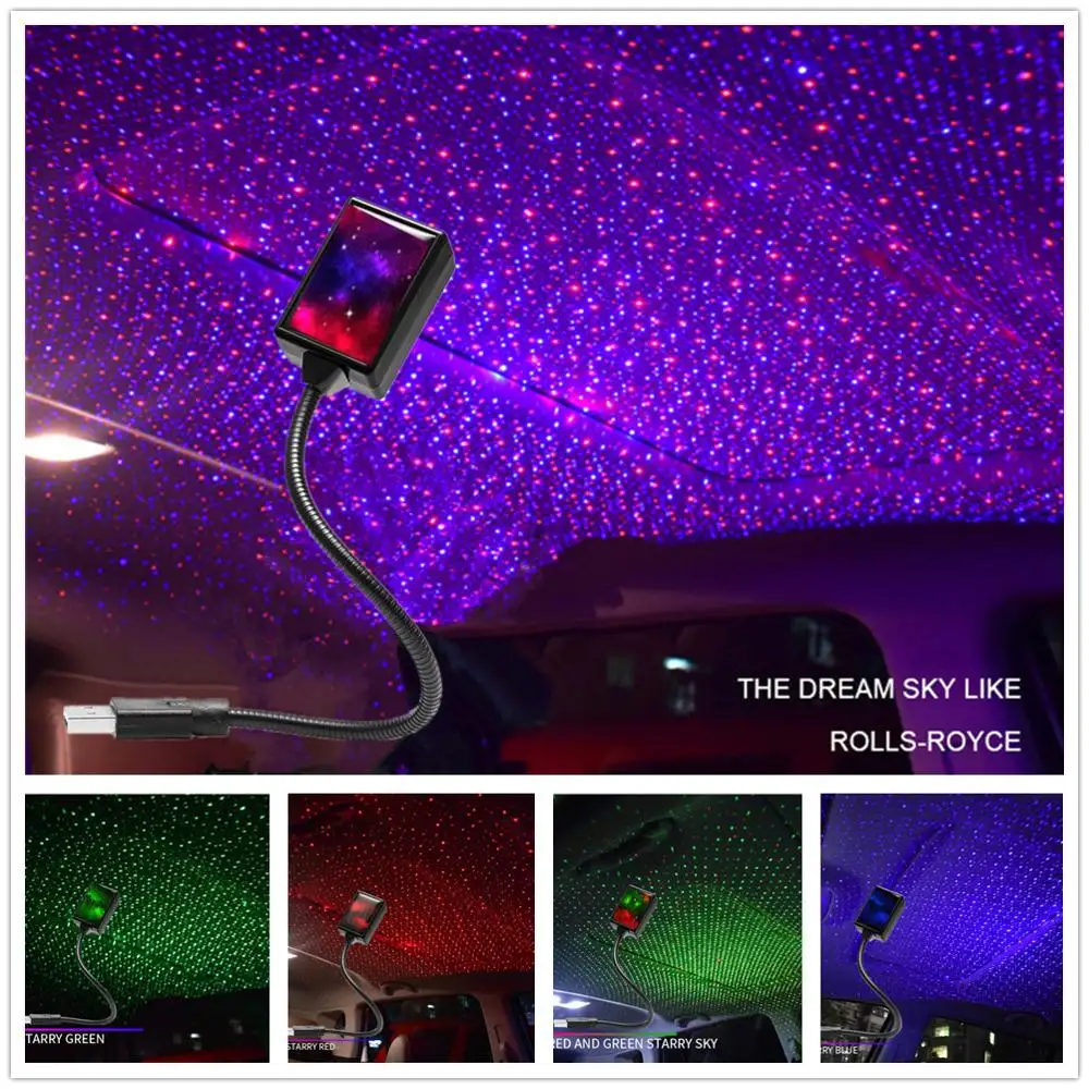 Star Light Projector Party Lights USB LED Interior Lighting