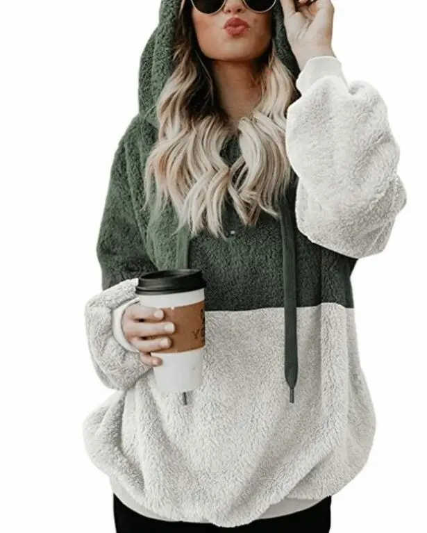 In Hot Sexy Female Leopard Zipper Pockets Coat Wool Green - Shop at LoveMi