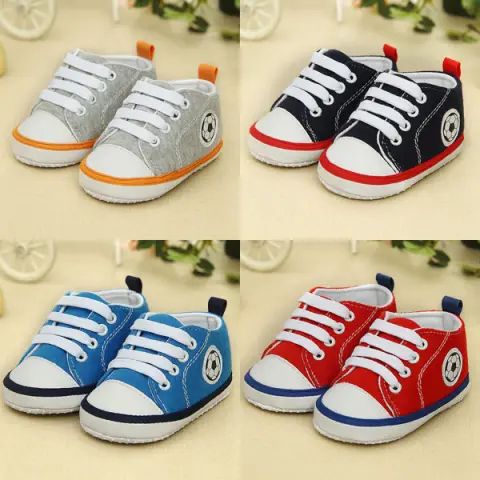 Spring and Autumn New Baby Canvas Shoes Non-Slip