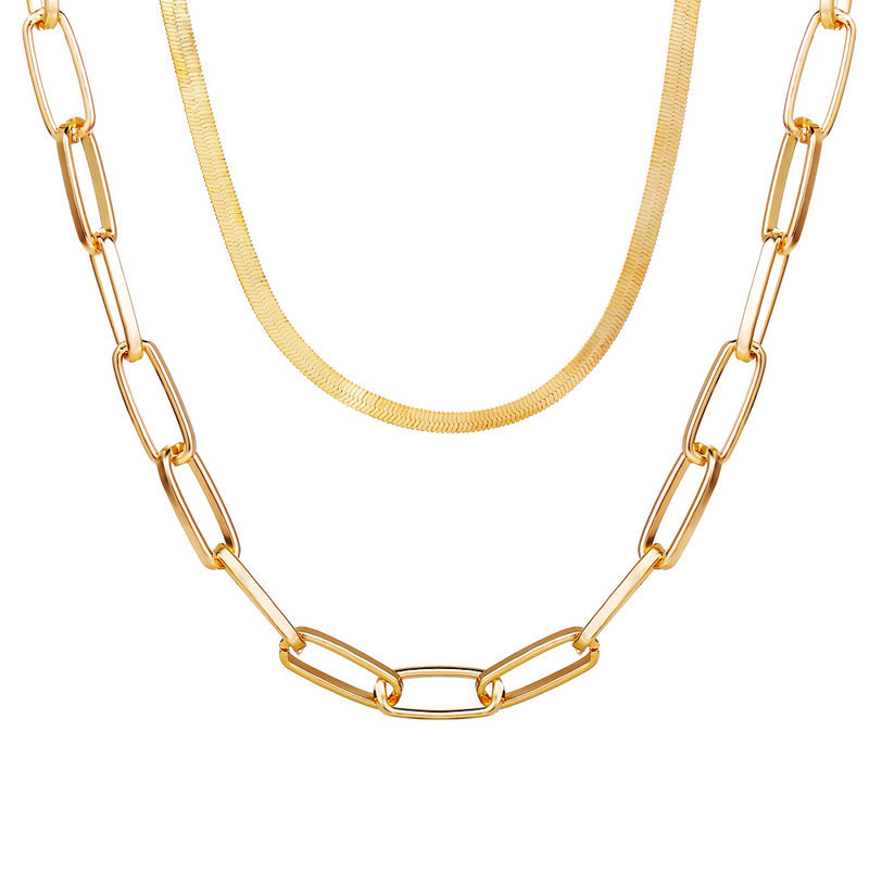 Fashion Thick Chain Alloy Necklace