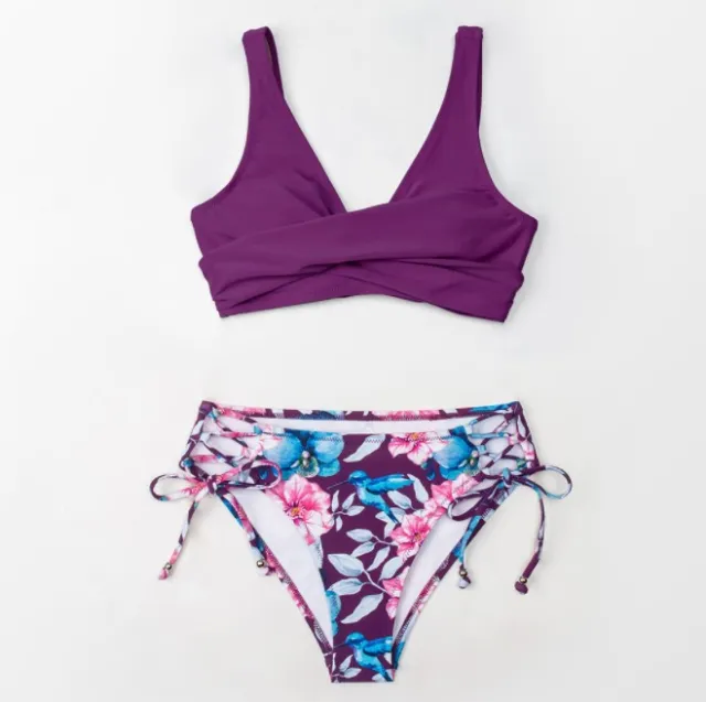 Printed Swimsuit Bikini Swimsuit Women H Xl - Shop at LoveMi