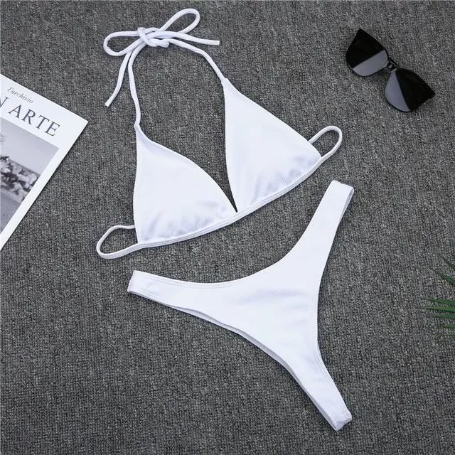 Brazilian Girls Swimming Suits Bikini Small Cup High Cut