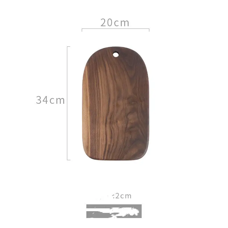 Solid Wood Chopping Board for Kitchen Food Preparation and Serving