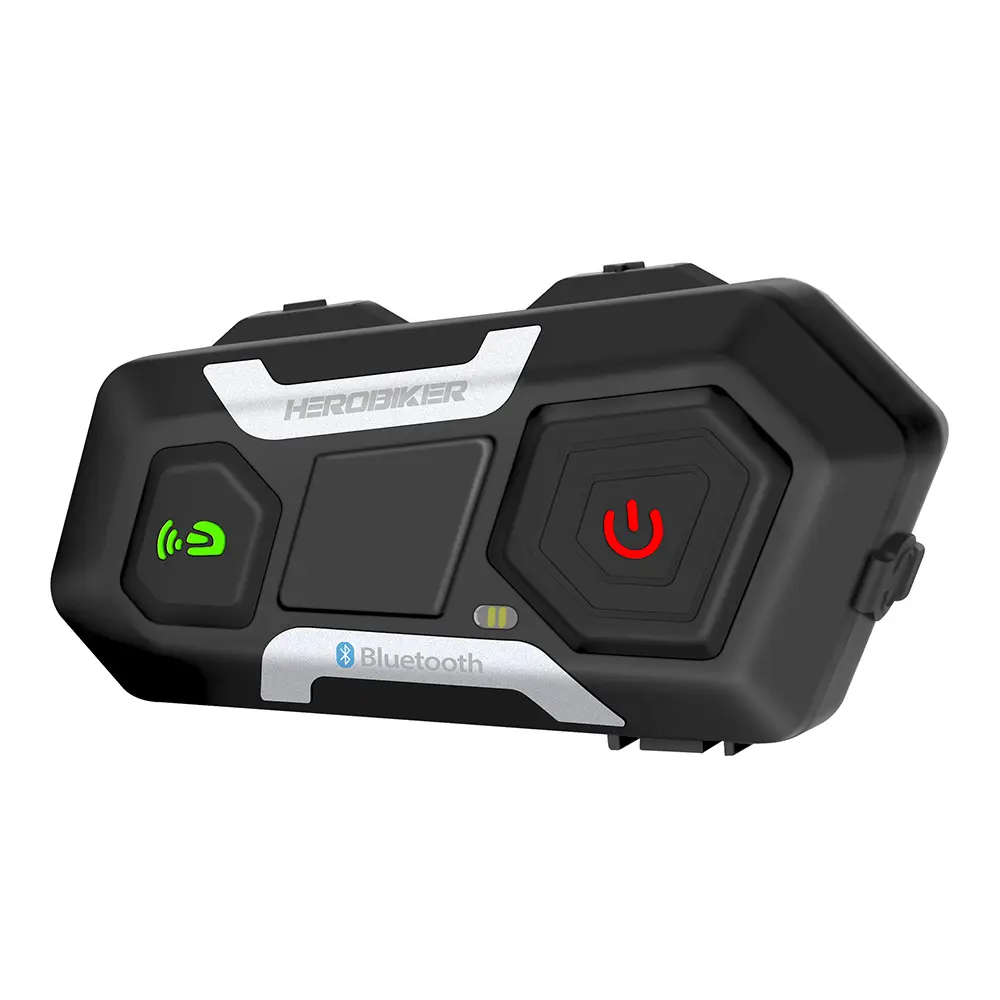 HEROBIKER Motorcycle Intercom Helmet Headset Waterproof Speaker