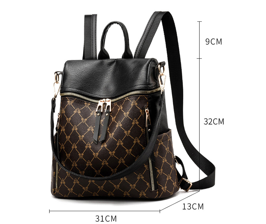 Title 1, Anti-Theft Backpack Womens Bag, All-Match Coll...