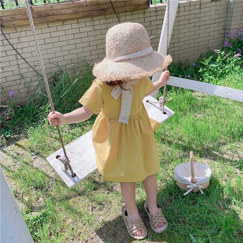 Western Style Skirts, Solid Color Princess Dresses, Back Ties