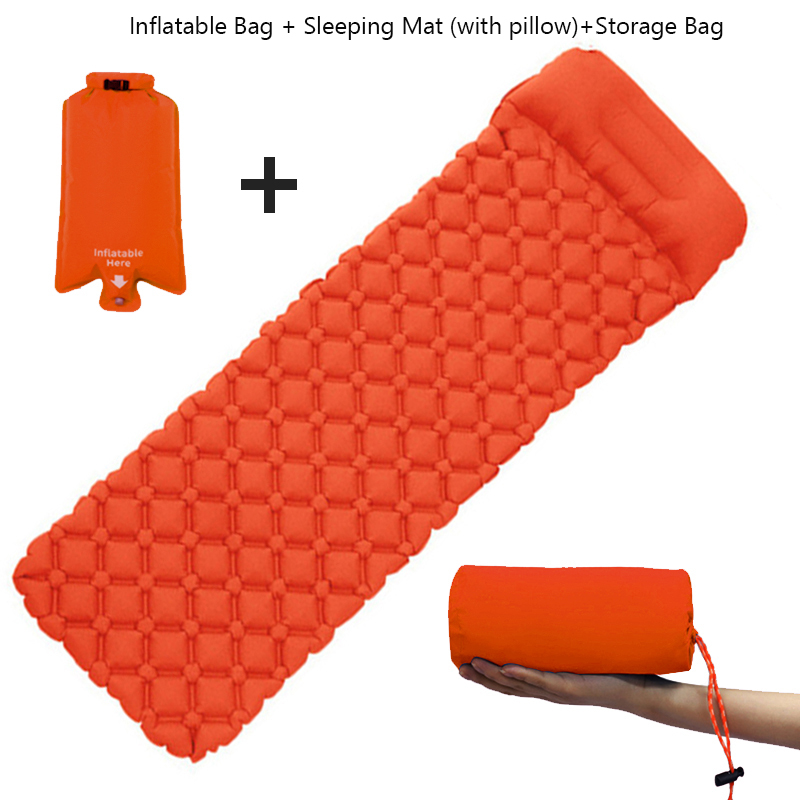 Orange with pillow set