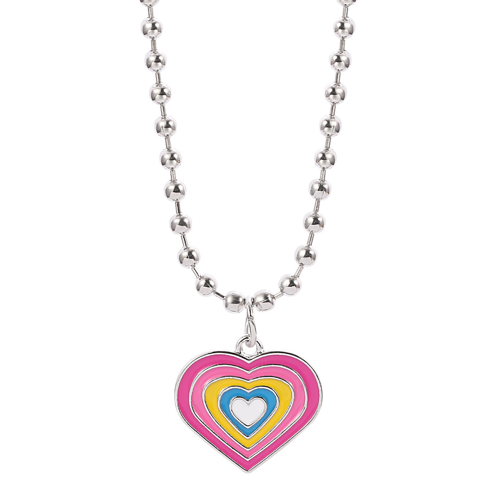 Butterfly Gradient Love Dragonfly Titanium Steel Chain Necklace Necklace