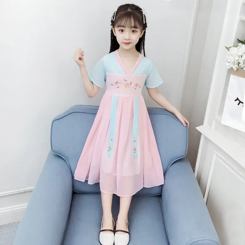 Children'S Super Fairy Skirt Little Girl Chinese Style Princess Dress