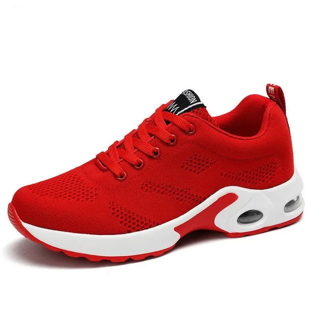 Ladies Shoes For Women Comfortable Sneakers Sporty - Red
