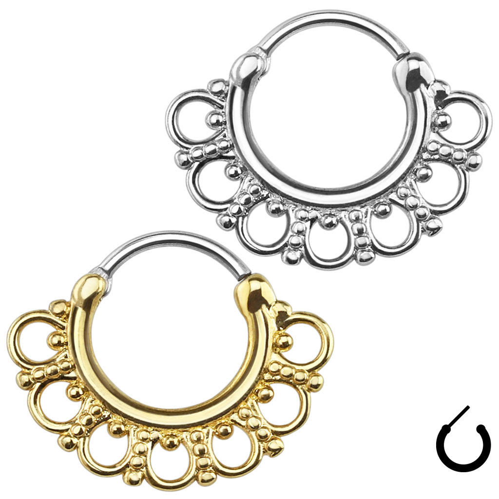 European And American Fashion Curved Rod Nose Ring