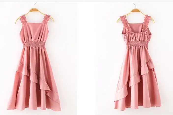Net Red Ocean Chiffon Girl Princess Dress
