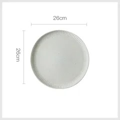 Japanese-Style Tableware Ceramic Bowl Rice Bowl Household Single Soup Bowl Dessert Bowl - 11.25Inch Plate - View 1