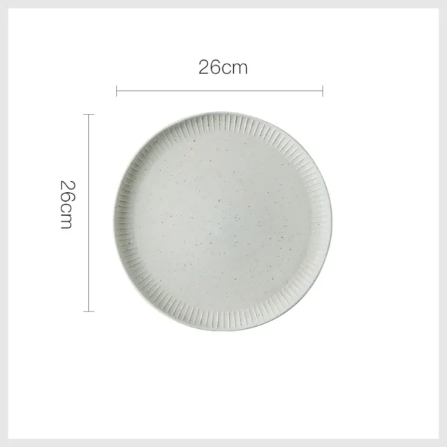 Japanese Style Tableware Ceramic Bowl Rice Bowl Household Single Soup Bowl Dessert Bowl 11.25Inch Plate - Shop at LoveMi