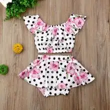 Children Baby Sleeveless Shorts Little Princess Suit
