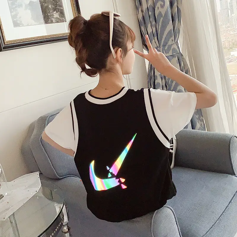 Children's T Skirt Korean Style Western Girl mid-length And Short-sleeved One Drop Delivery