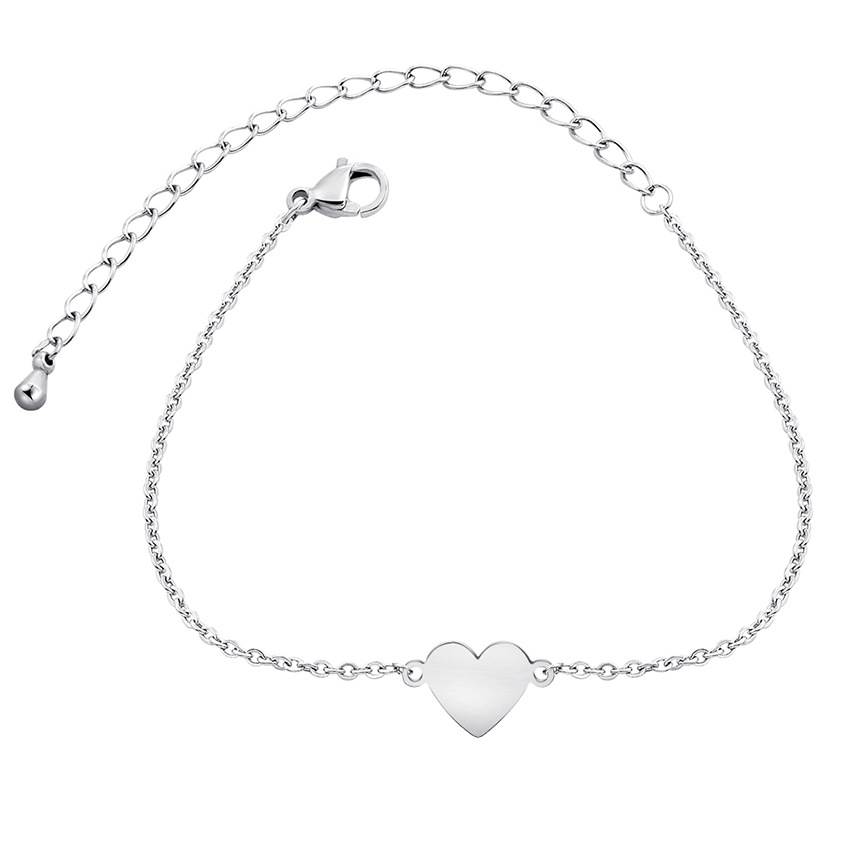 Love Lady Stainless Steel Clavicle Bracelet Gold Plated