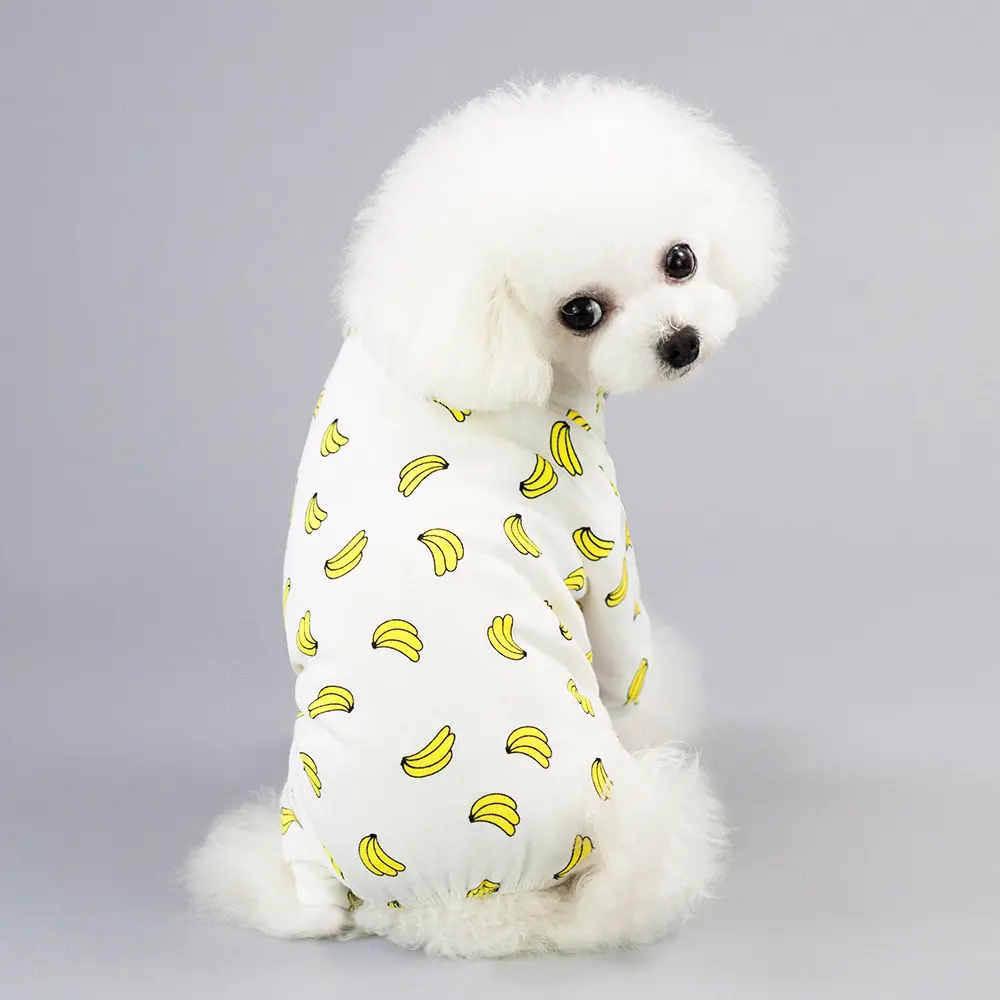 Pet Four-Legged Cotton Home Clothes Dog Pajamas Casual Cartoon