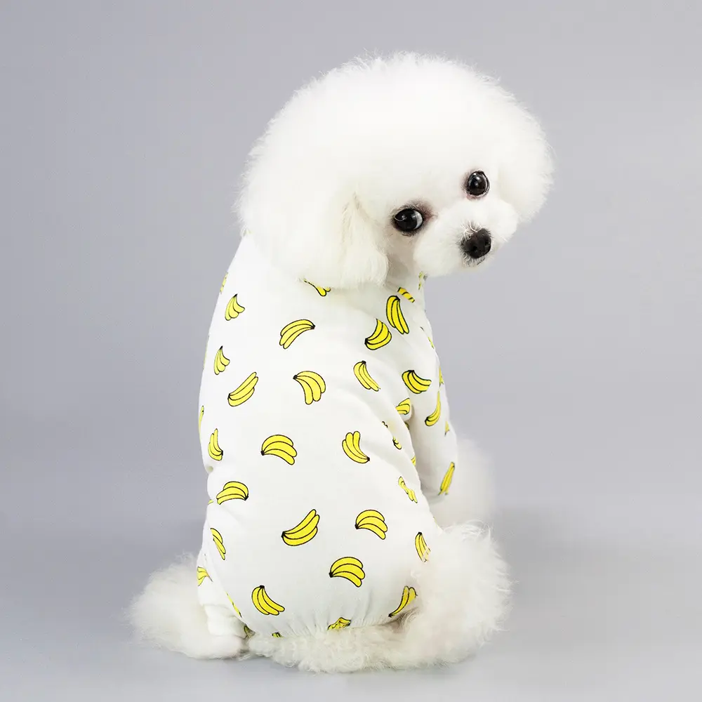 Pet Four-Legged Cotton Home Clothes Dog Pajamas