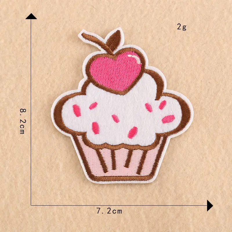 Rainbow Cherry Butterfly Patch Stickers Children's Accessories