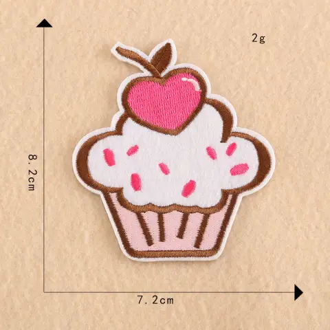Rainbow Cherry Butterfly Patch Stickers Children's Accessories