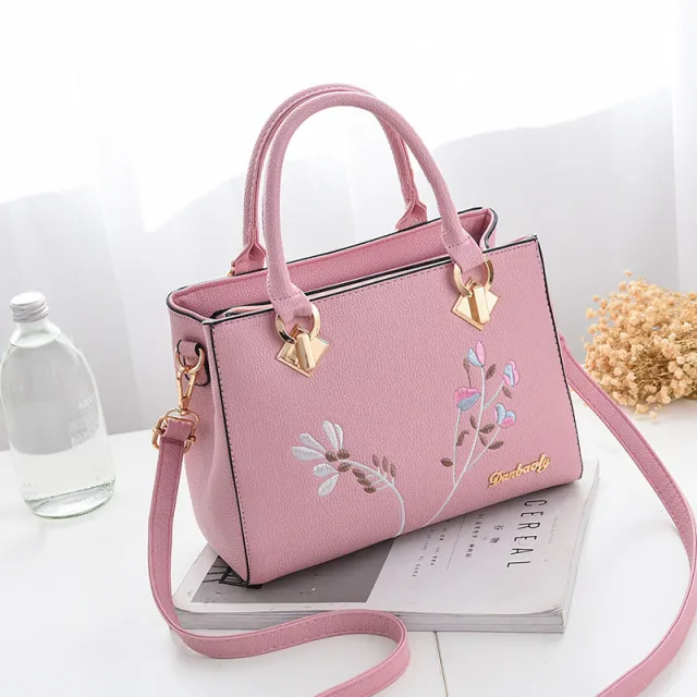 Bags Women'S Trendy Cool Style Atmospheric Fashion Women'S Bags Messenger Shoulder Handbag Pink - Shop at LoveMi