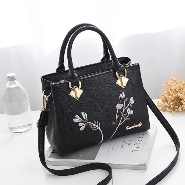 Bags Women'S Trendy Cool Style Atmospheric Fashion Women'S Bags Messenger Shoulder Handbag Black - Shop at LoveMi
