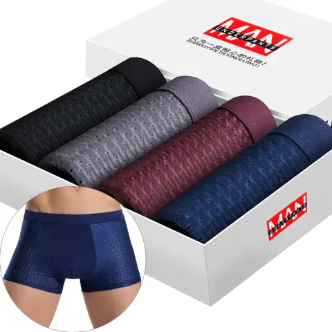 4pcs Lot SKY HERO Mens Panties Boxers Underwear Underpants