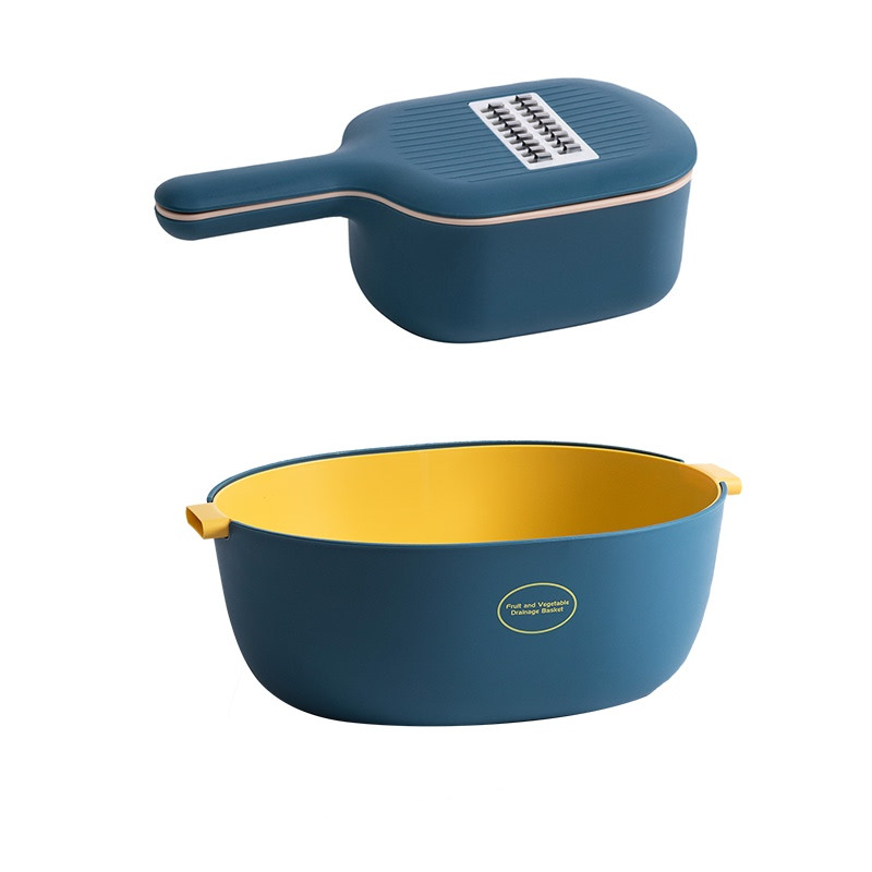 Deep blue upie drain basket