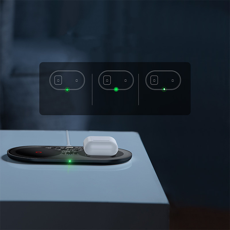 Mini Fast Charge 24W Wireless Charger Mobile Phone Power Adapter - Image 3