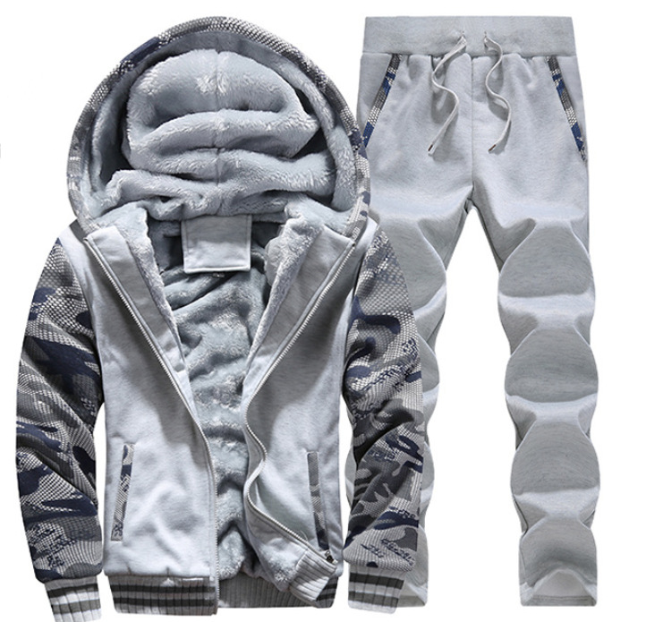 Youth plus size plus velvet padded cardigan