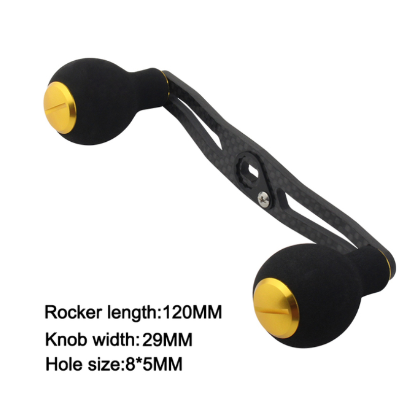 بكرة صيد بطعم من ألياف الكربون