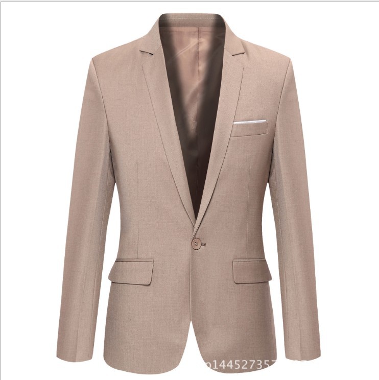 Men'S Casual Western Style Small Suit Jacket Korean Style Trend