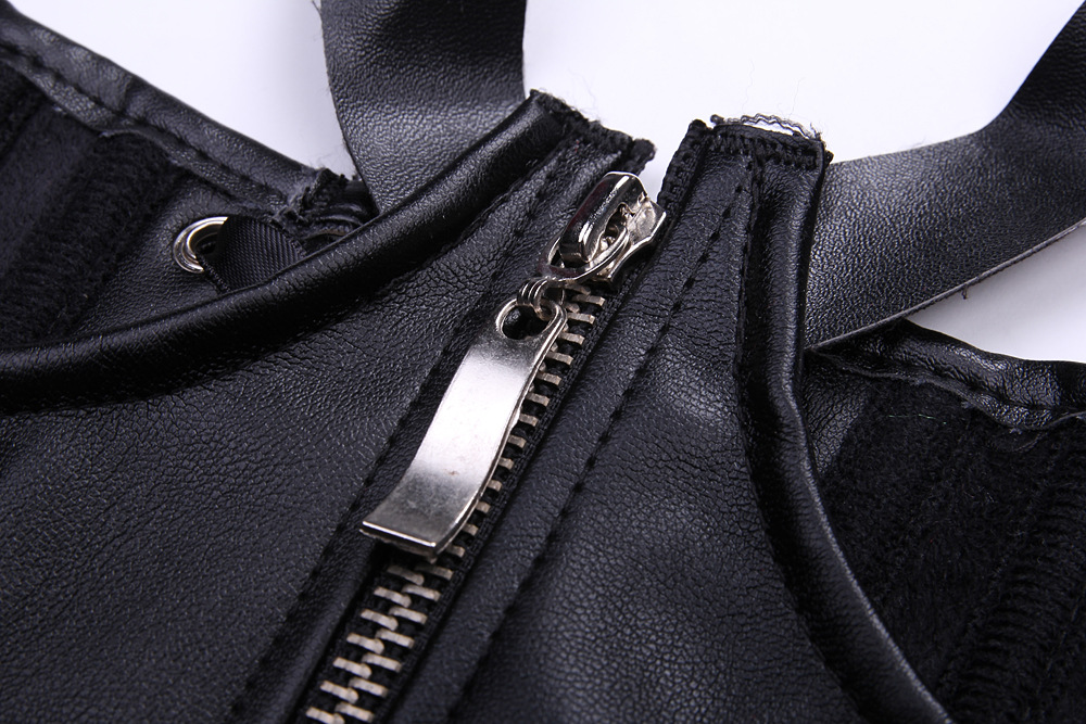 Title 7, Leather Style Hanging Neck Japanese Word Buckle...