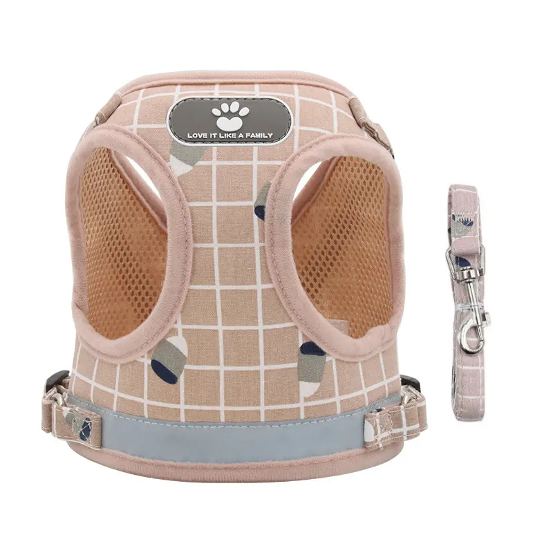 Small Dog Harness Vest Puppy Cat Fashion Breathable Mesh