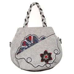 Ethnic Style New Female Bag Handbag Shoulder Bag Messenger Bag Literature And Art Shoulder Bag Messenger Bag Mini Female Handbag - Khaki - View 1