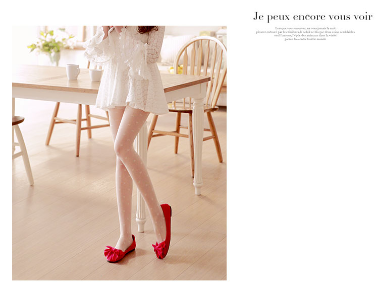 Title 2, White And Black Beautiful Legs Sexy Bow-knot Bo...