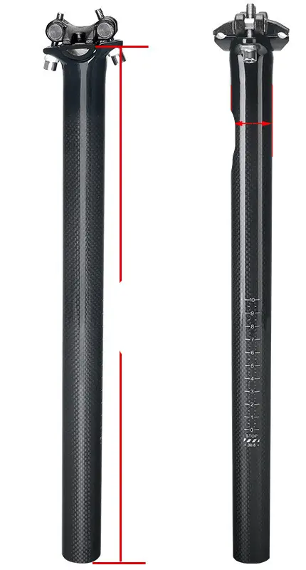 Non-Standard Carbon Fiber 3K Joint Mountain Road Bike Seat Tube Balance Bike