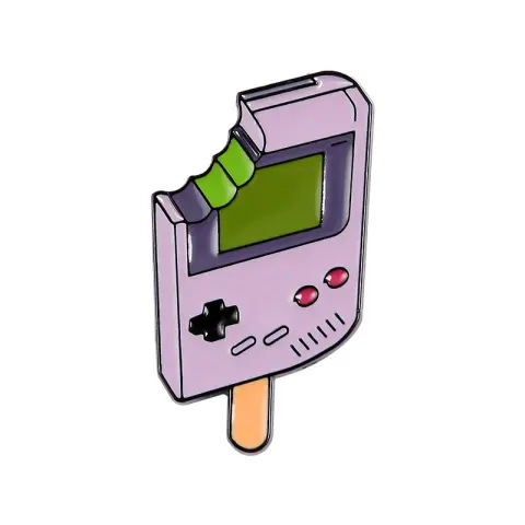 Popsicle Game Machine Dripping Brooch Creative Student Cartoon Badge