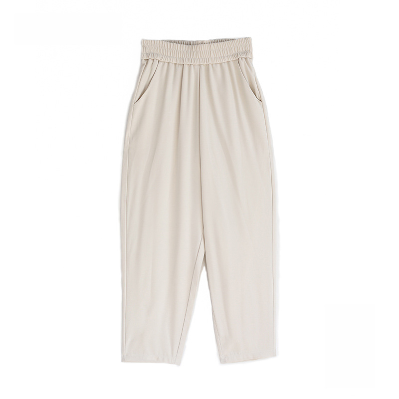 High Waist Korean Loose And Thin Student Wide Leg Dad Casual Harlan Pants Fashion