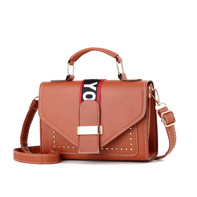 Fashion Messenger Bag Single Shoulder Brown - Shop at LoveMi