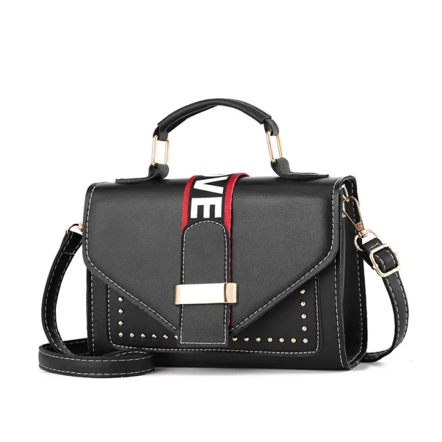 Fashion Messenger Bag Single Shoulder Black - Shop at LoveMi