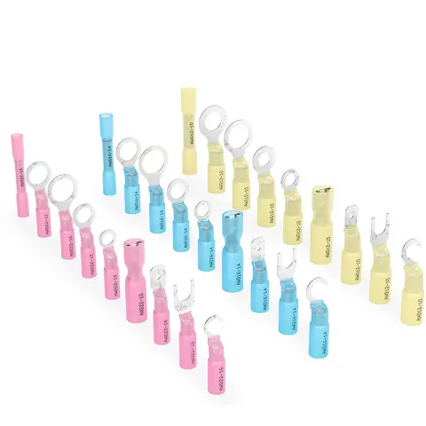 540PCS Heat Shrink Wire Connectors Ring Fork Hook Spade