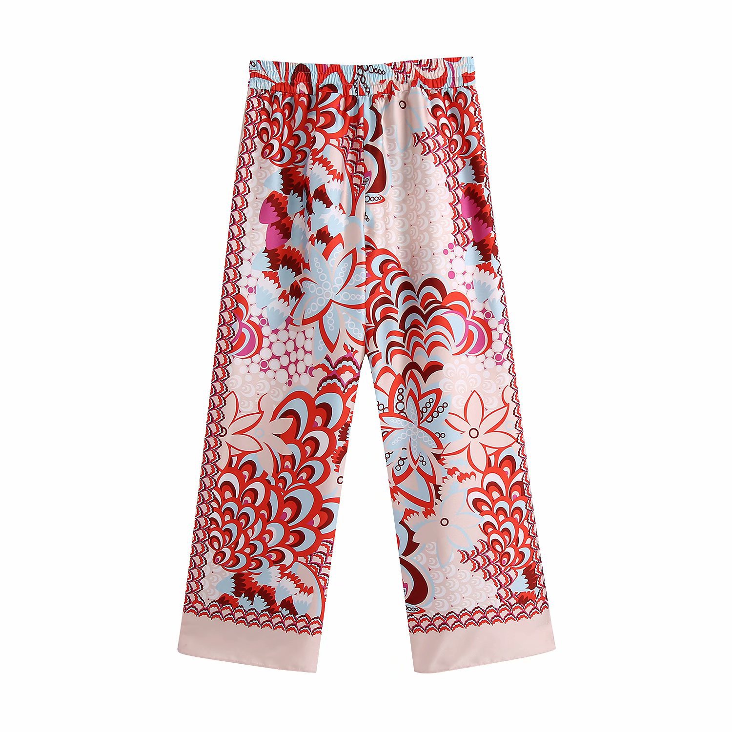 Title 3, Spring Patchwork Drape Pants for Women