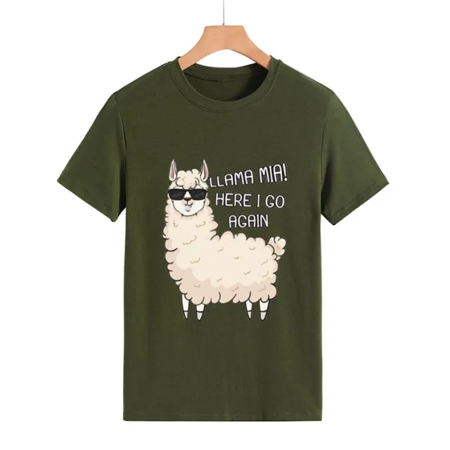 Round Neck Plus Size Women'S Short Sleeves Army Green - Shop at LoveMi