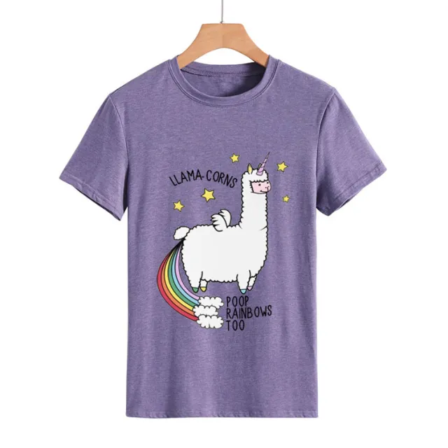 Fashion Casual Women'S Short Sleeve Purple2 - Shop at LoveMi