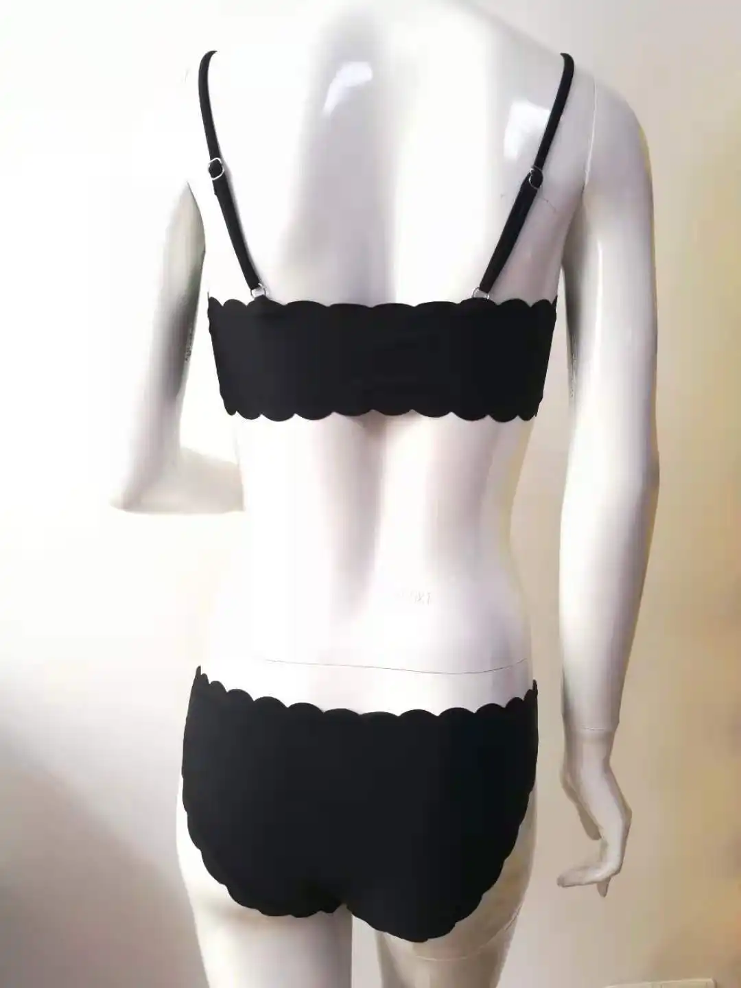 New Solid Color Lace Bikini Slimming Split Ladies Swimsuit