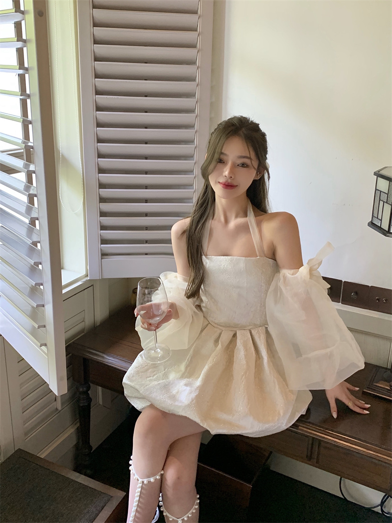 New Short Skirt French Sweet Puffy Skirt