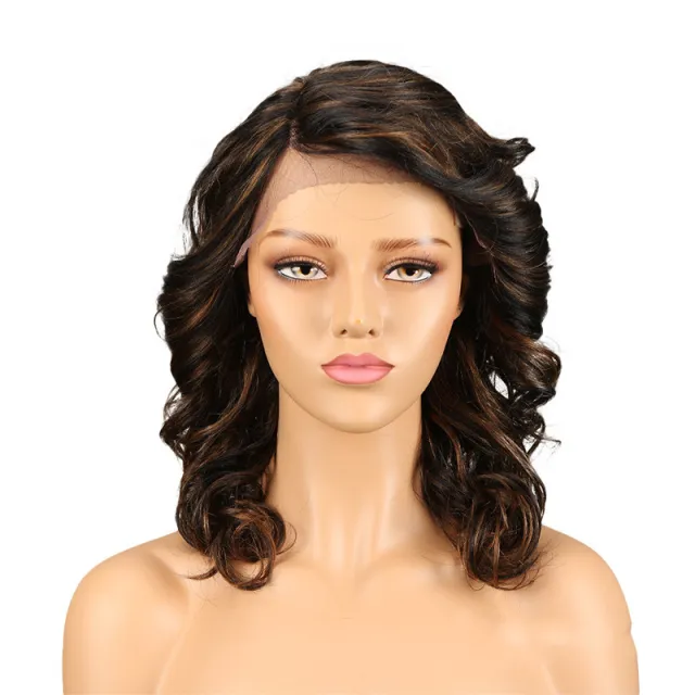 Real Hair Headgear Women Hair Stitch Lace Wig Long Curly Hair - Shop at LoveMi