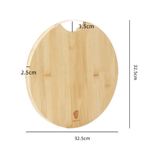 Round Cutting Board Household Thick Solid Wood Bamboo Cutting Board Kitchen Fruit Cutting Board Small Cutting Board Cutting Board Cutting Board R... Round Shape - Shop at LoveMi